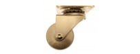 Roulettes pivotantes sur platine pour petit mobilier et manutention