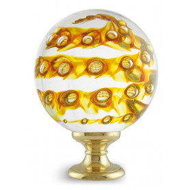 boule spirabulles jaune