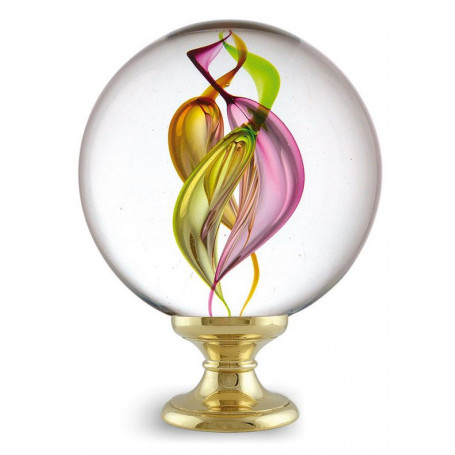 Boule d'escalier Multicolore Torsade