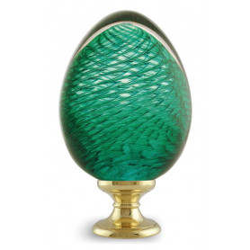 boule d'escalier Maille Ovoïde vert
