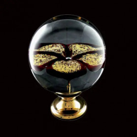 boule d'escalier Prestige Orchidée Or et Rubis