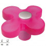 Le Bouton décoratif de meuble en résine forme fleur rose