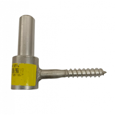 Gond de 14 mm filetage bois support rond inox A2