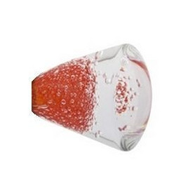 Bouton de Meuble Conique Micro Bulles Chili avec Insert