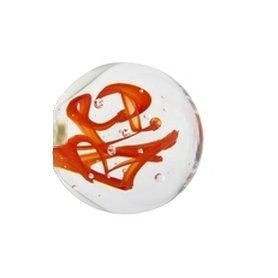 Bouton de Meuble Sphérique Tubes de Bulles Chili avec Insert