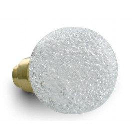 bouton de porte micro bulles Incolore