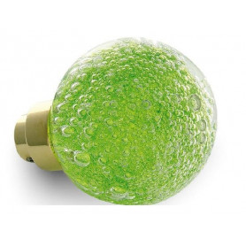 bouton de porte micro bulles Vert Anis