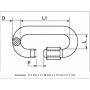 Le Maillon rapide inox A4 Marine