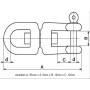 Emerillons Anneau et Manille Inox Marine A4