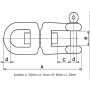 Emerillons Anneau et Manille Inox Marine A4