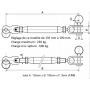 Ridoirs Deux Chapes Articulées Inox Marine