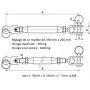 Ridoirs Deux Chapes Articulées Inox Marine