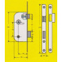 Serrures Condamnation à Mortaiser JPM pour toilettes et salle d'eau