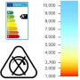 Tube linolite à LED S19 D38MM de 310 MM de long 7 Watts non dimmable