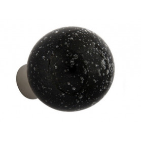 bouton de porte micro bulles Noir