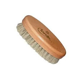 Brosse Ovale Crin de Cheval Noir Saphir