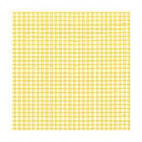 Adhésif fantaisie Vichy Jaune 2m x 45cm