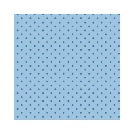 Adhésif fantaisie Petits Pois Bleu 20m x 45cm