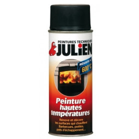 Peinture Hautes Températures Noir Aéro Julien 400ml