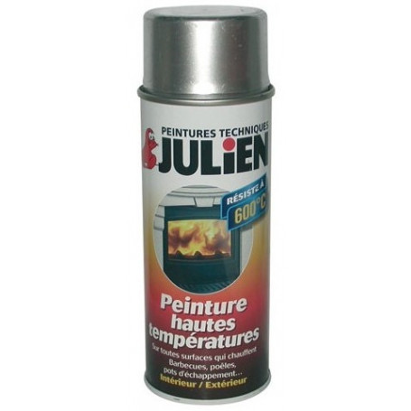 Peinture Hautes Températures Aluminium Aéro Julien 400ml