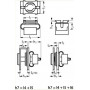 Receptacle Autoclipsable Carre Montage Arriere Goujon Quart Tour Nylon