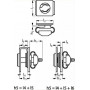 Receptacle Autoclipsable Montage Avant