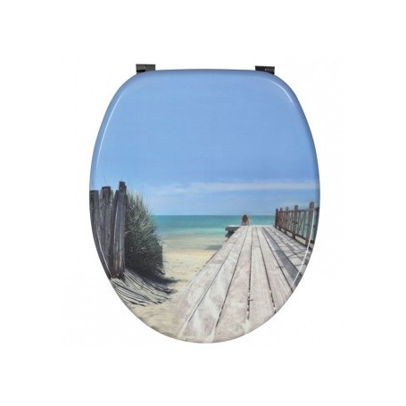 Abattant online wc plage