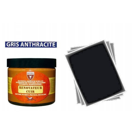 Rénovateur Cuir Gris Anthracite AVEL 250 ml