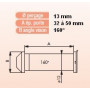 Judas de Porte Optique Angle de vision 160°