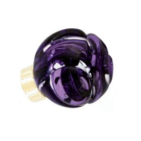 bouton de porte sphérique Lavallière Hyacinthe Laiton
