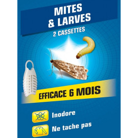 Cassette Mites et Larves Kapo lot de 2