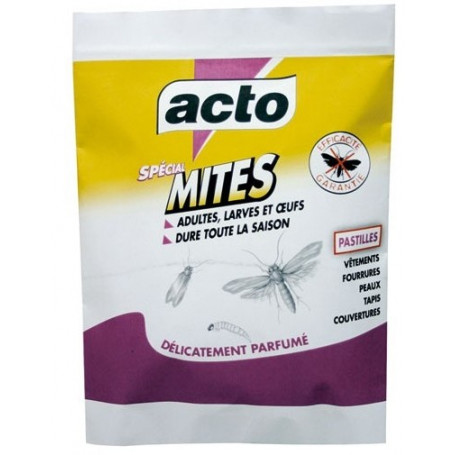 Pastilles Anti Mites des Vêtements X 24 - Acto