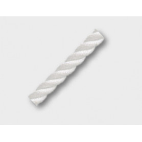 Cordage Polyamide blanc D6 au mètre