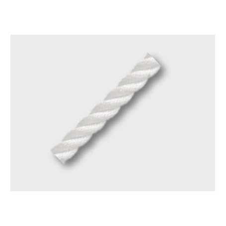 Cordage Polyamide blanc D6 au mètre