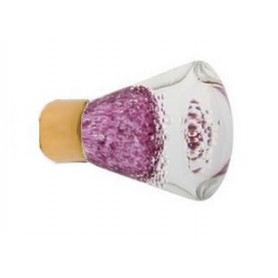 Bouton de Meuble Conique Micro Bulles Rose Fuchsia avec Embase