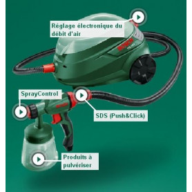 Système de pulvérisation fine BOSCH PFS 105 E