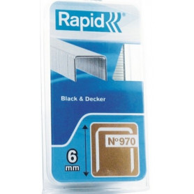 Agrafes 6 mm N°6-970 Black et Decker