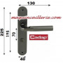 Ensemble de porte Otawa à condamnation avec finition canon de fusil