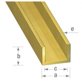Profilé Laiton En U