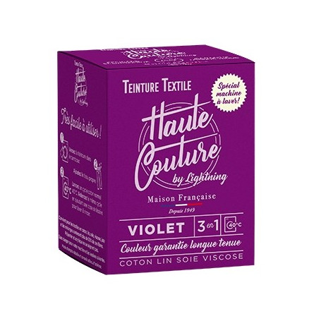 Teinture Machine Haute couture couleur Violet 350g