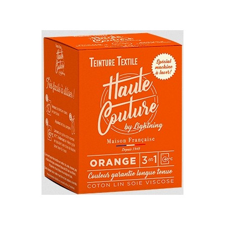 Teinture Machine Haute couture couleur Orange 350g