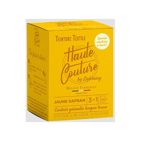 Teinture couleur Jaune Safran Haute Couture 350G