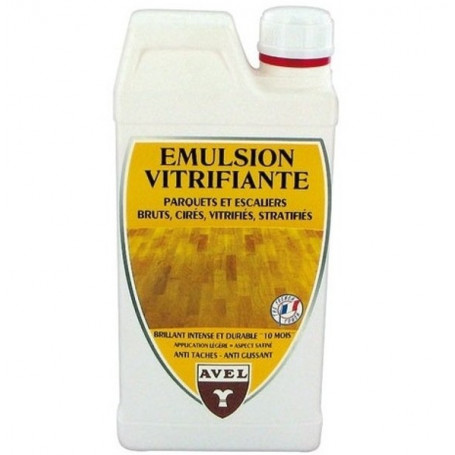 Émulsion Vitrifiante pour parquets et escaliers en 1 litre