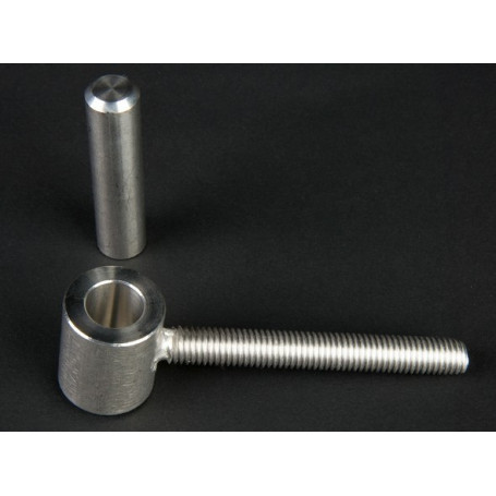 Gond à Visser Dégondable de 16 mm en Inox A4 316