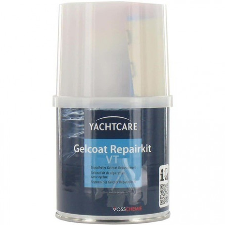 Kit de réparation Gelcoat blanc 200 grammes