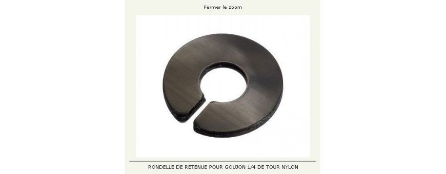 Fermetures à goujon en nylon