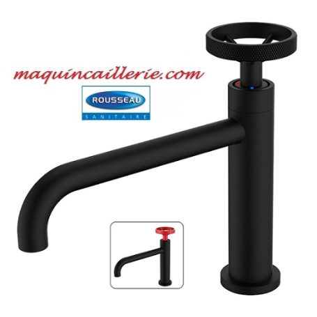 mitigeur lavabo industriel noir