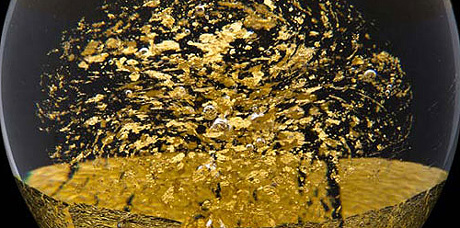 Boule d'escalier des Verreries de Bréhat Prestige Alberto Or