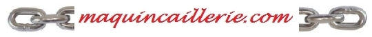 Logo maquincaillerie.com et chaine inox marine