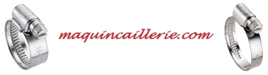 Logo maquincaillerie colliers de serrage inox